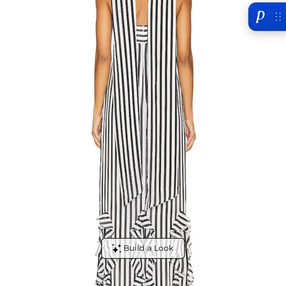 House of Harlow 1960 Black and White Strapless Dress - Picture 3 of 8